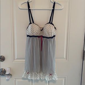 Sexy babydoll with black and red accents!!